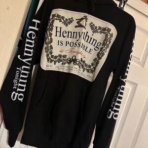 Black Hennything is Possible Hoody 
Size M (Men’s)